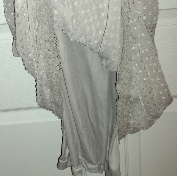 Silver or gray adjustable midi dress - Picture 9 of 9